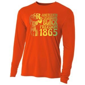 Juneteenth Black Freedom Day 1865 Cooling Performance Long Sleeve Crew