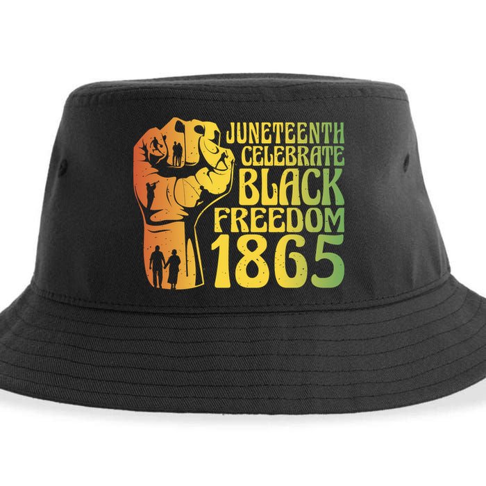 Juneteenth Black Freedom Day 1865 Sustainable Bucket Hat