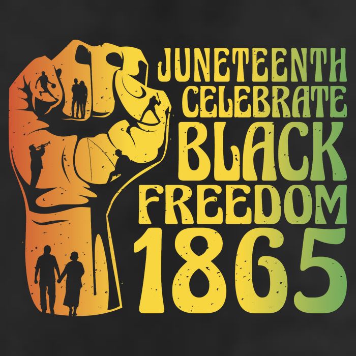 Juneteenth Black Freedom Day 1865 Adult Drive Performance Visor