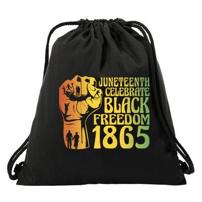 Juneteenth Black Freedom Day 1865 Drawstring Bag