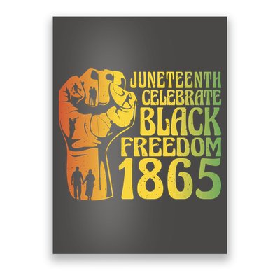 Juneteenth Black Freedom Day 1865 Poster