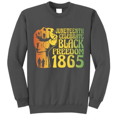 Juneteenth Black Freedom Day 1865 Tall Sweatshirt