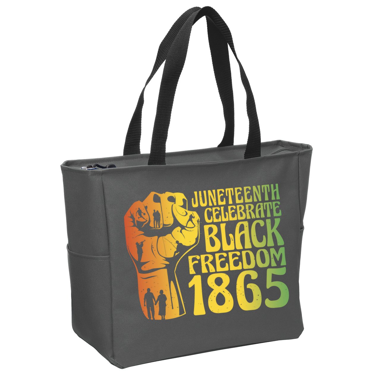 Juneteenth Black Freedom Day 1865 Zip Tote Bag