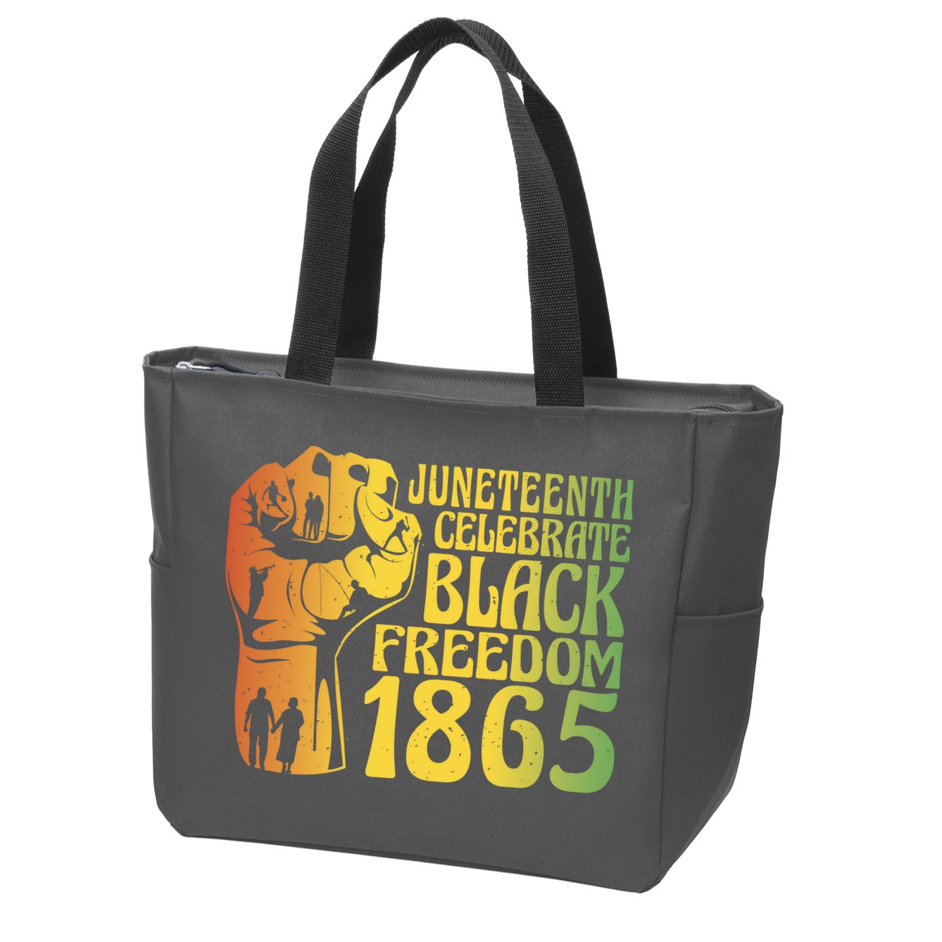Juneteenth Black Freedom Day 1865 Zip Tote Bag