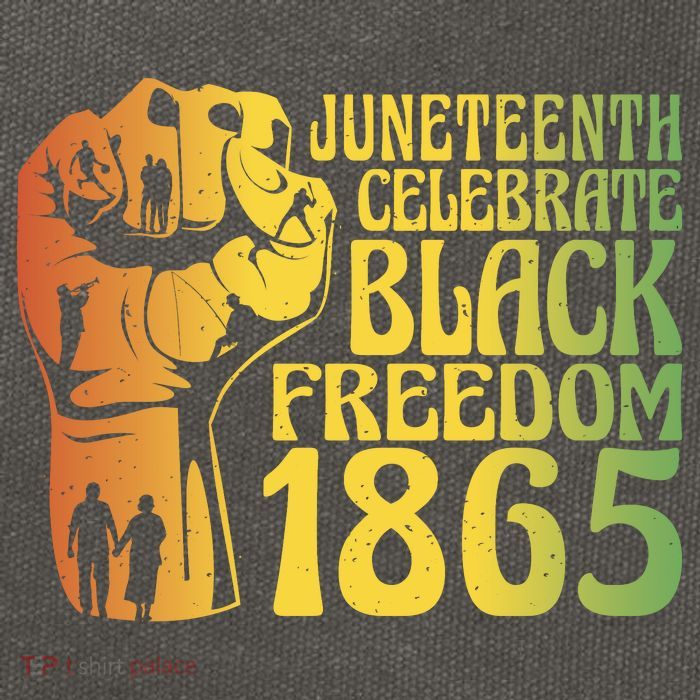 Juneteenth Black Freedom Day 1865 Cotton Canvas Backpack