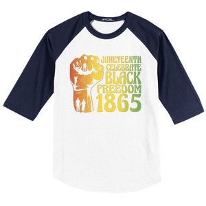 Juneteenth Black Freedom Day 1865 Baseball Sleeve Shirt