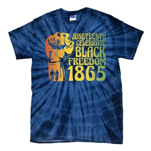 Juneteenth Black Freedom Day 1865 Tie-Dye T-Shirt