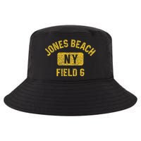 Jones Beach Field 6 Ny Gym Style Distressed Amber Print Cool Comfort Performance Bucket Hat