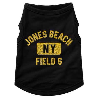 Jones Beach Field 6 Ny Gym Style Distressed Amber Print Doggie Tank