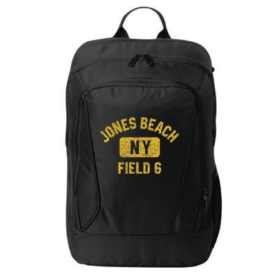 Jones Beach Field 6 Ny Gym Style Distressed Amber Print City Backpack