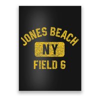 Jones Beach Field 6 Ny Gym Style Distressed Amber Print Poster