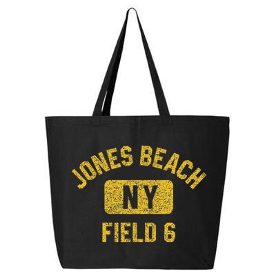Jones Beach Field 6 Ny Gym Style Distressed Amber Print 25L Jumbo Tote