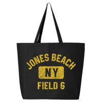 Jones Beach Field 6 Ny Gym Style Distressed Amber Print 25L Jumbo Tote