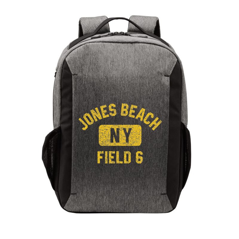 Jones Beach Field 6 Ny Gym Style Distressed Amber Print Vector Backpack