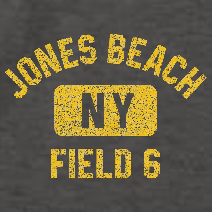 Jones Beach Field 6 Ny Gym Style Distressed Amber Print Vector Backpack