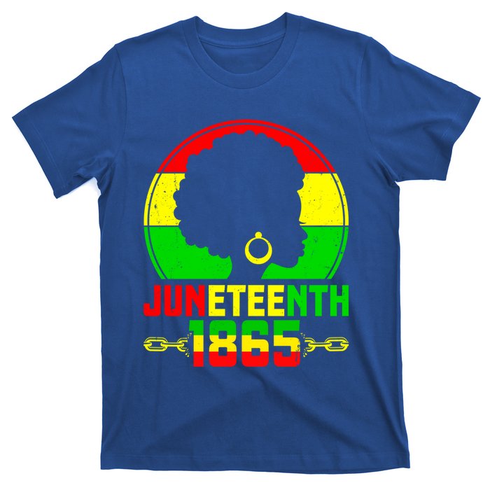 Juneteenth Black Freedom 1865 Black History Month Pride Great Gift T-Shirt