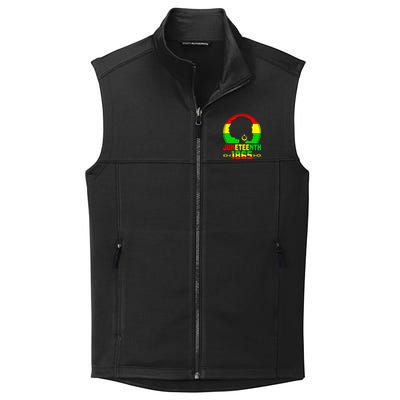 Juneteenth Black Freedom 1865 Black History Month Pride Great Gift Collective Smooth Fleece Vest