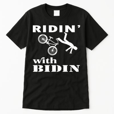 Joe Biden Falling, Funny Riding With Biden Tall T-Shirt