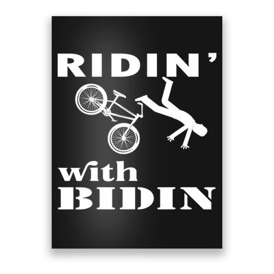Joe Biden Falling, Funny Riding With Biden Poster