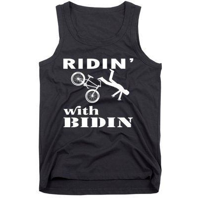 Joe Biden Falling, Funny Riding With Biden Tank Top