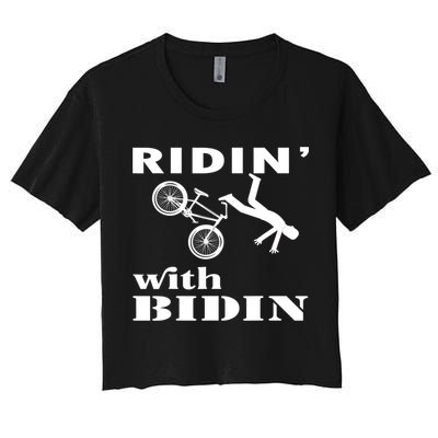 Joe Biden Falling, Funny Riding With Biden Crop Top