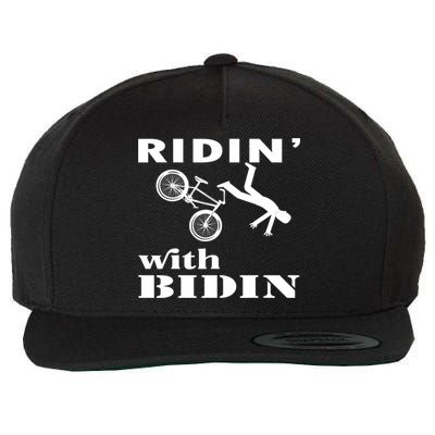 Joe Biden Falling, Funny Riding With Biden Wool Snapback Cap