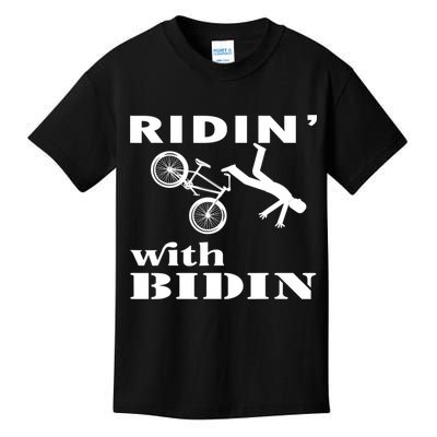 Joe Biden Falling, Funny Riding With Biden Kids T-Shirt