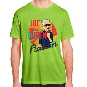 Joe Biden Flation Funny Ice Cream Anti Biden Adult ChromaSoft Performance T-Shirt