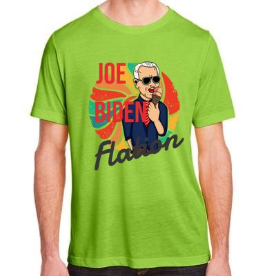 Joe Biden Flation Funny Ice Cream Anti Biden Adult ChromaSoft Performance T-Shirt