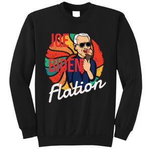 Joe Biden Flation Funny Ice Cream Anti Biden Sweatshirt