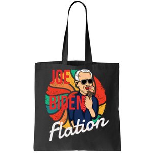 Joe Biden Flation Funny Ice Cream Anti Biden Tote Bag