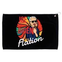 Joe Biden Flation Funny Ice Cream Anti Biden Grommeted Golf Towel