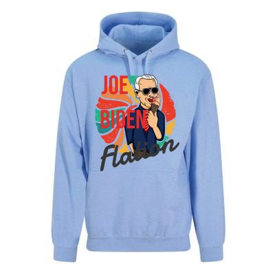 Joe Biden Flation Funny Ice Cream Anti Biden Unisex Surf Hoodie