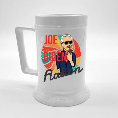 Joe Biden Flation Funny Ice Cream Anti Biden Beer Stein