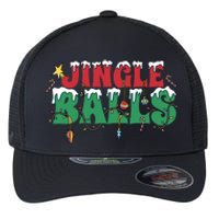 Jingle Balls Funny Christmas Holiday Flexfit Unipanel Trucker Cap