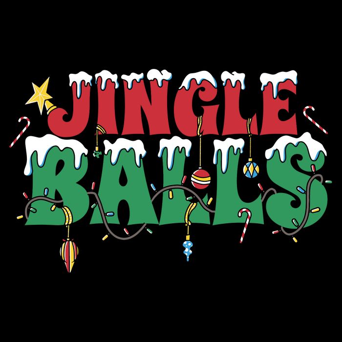 Jingle Balls Funny Christmas Holiday City Backpack