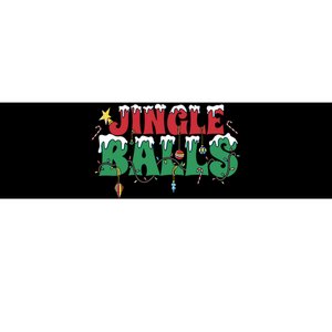 Jingle Balls Funny Christmas Holiday Bumper Sticker