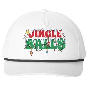 Jingle Balls Funny Christmas Holiday Snapback Five-Panel Rope Hat