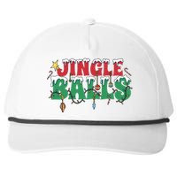 Jingle Balls Funny Christmas Holiday Snapback Five-Panel Rope Hat