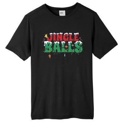 Jingle Balls Funny Christmas Holiday Tall Fusion ChromaSoft Performance T-Shirt