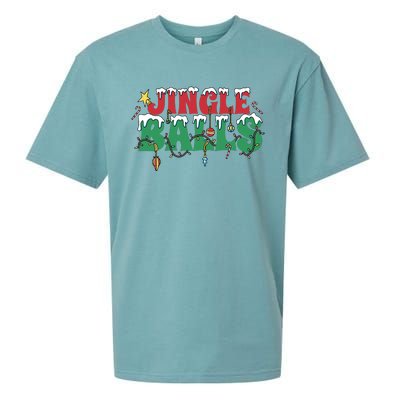 Jingle Balls Funny Christmas Holiday Sueded Cloud Jersey T-Shirt