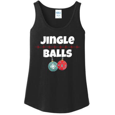 Jingle Balls Funny Matching Couple Chestnuts Ladies Essential Tank