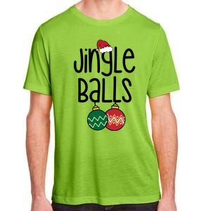 Jingle Balls Festive Christmas Holiday Adult ChromaSoft Performance T-Shirt