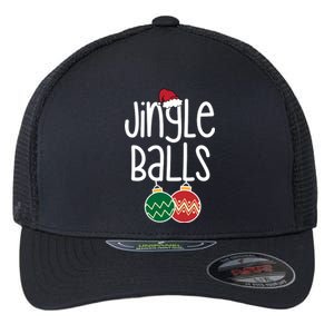 Jingle Balls Festive Christmas Holiday Flexfit Unipanel Trucker Cap