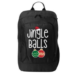 Jingle Balls Festive Christmas Holiday City Backpack