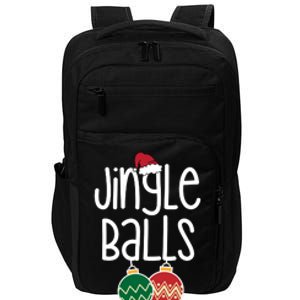 Jingle Balls Festive Christmas Holiday Impact Tech Backpack