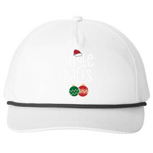 Jingle Balls Festive Christmas Holiday Snapback Five-Panel Rope Hat