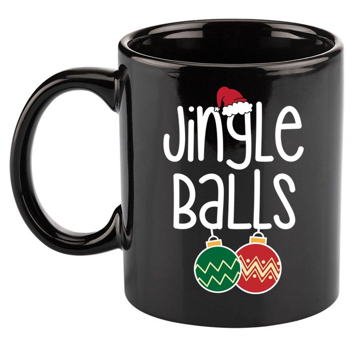 Jingle Balls Festive Christmas Holiday 11oz C Handle Ceramic Mug
