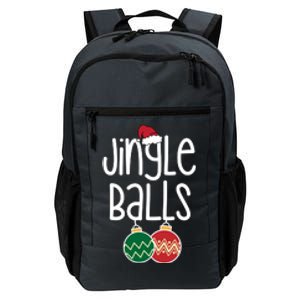 Jingle Balls Festive Christmas Holiday Daily Commute Backpack