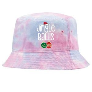 Jingle Balls Festive Christmas Holiday Tie-Dyed Bucket Hat